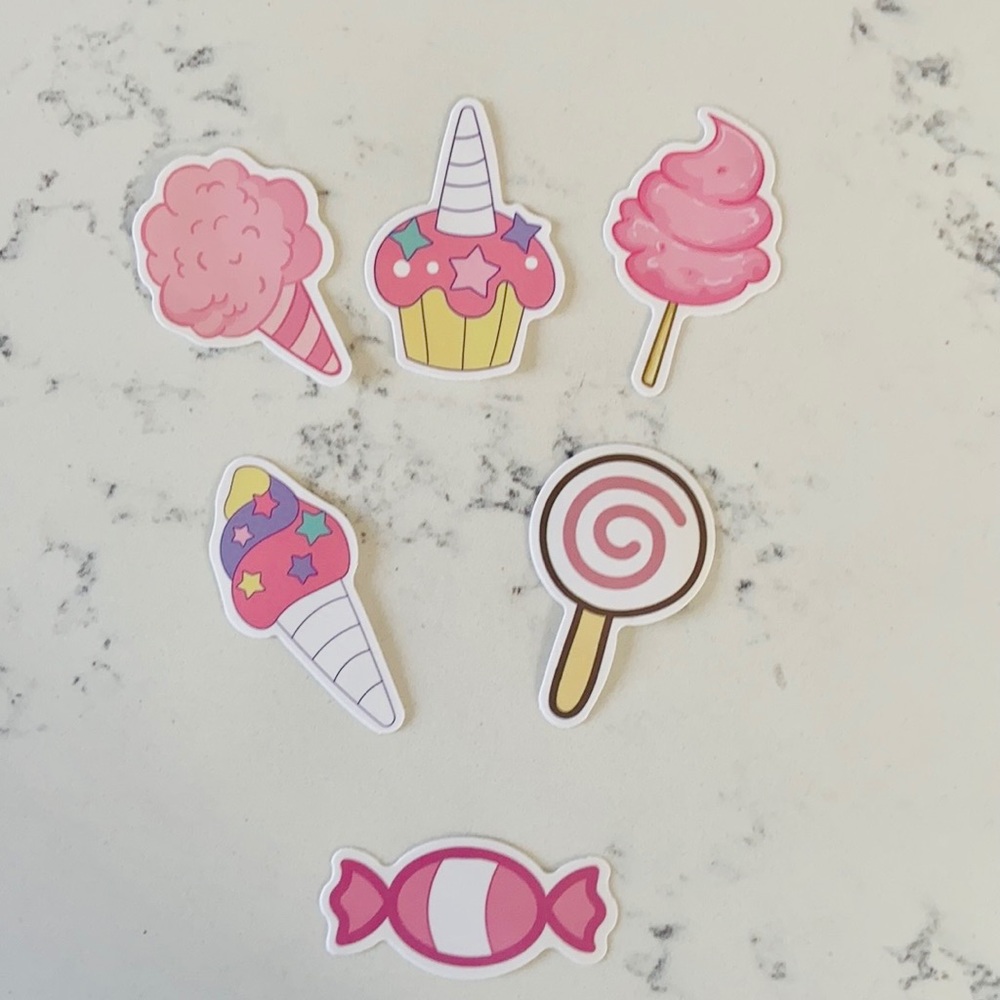Pink 50 Pieces Cute Sticker Bundle - Picture 3 of 16
